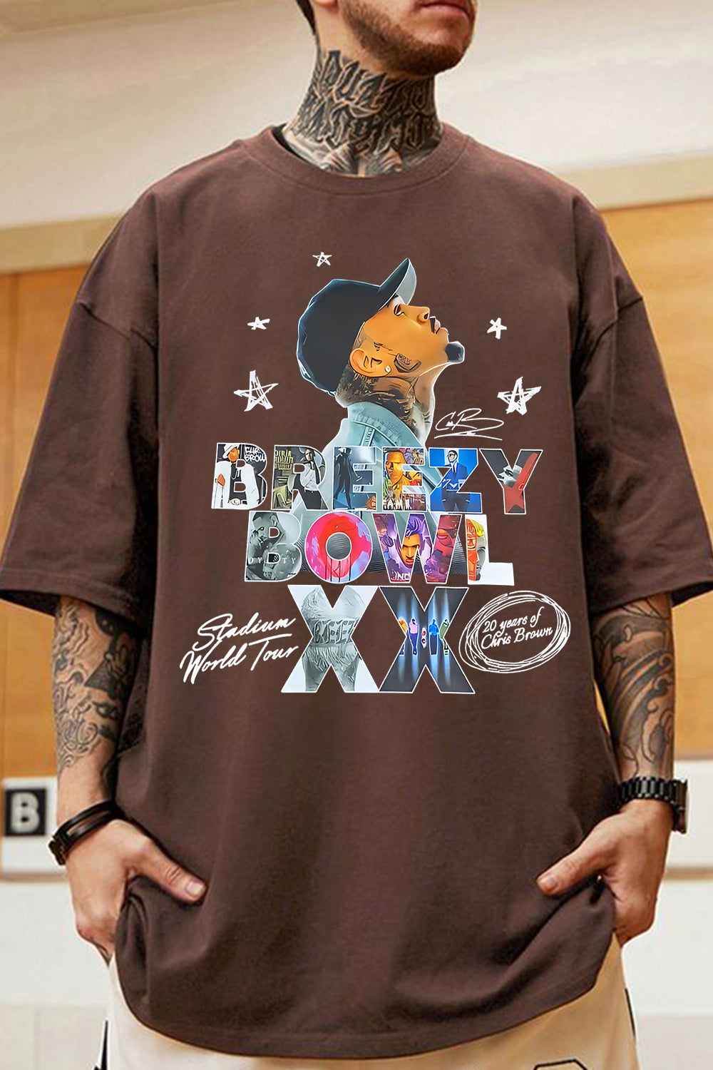 Breezy  Chrisbrown Special in 20th Anniversary T-shirts