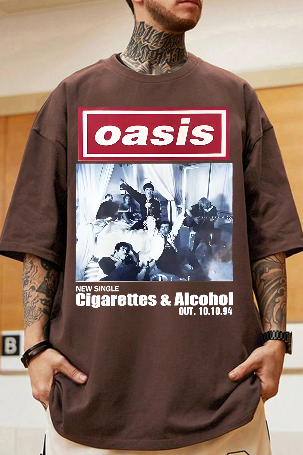Oasis Unisex T Shirt Definitely Maybe Promo Official Reunion Tour 2025
