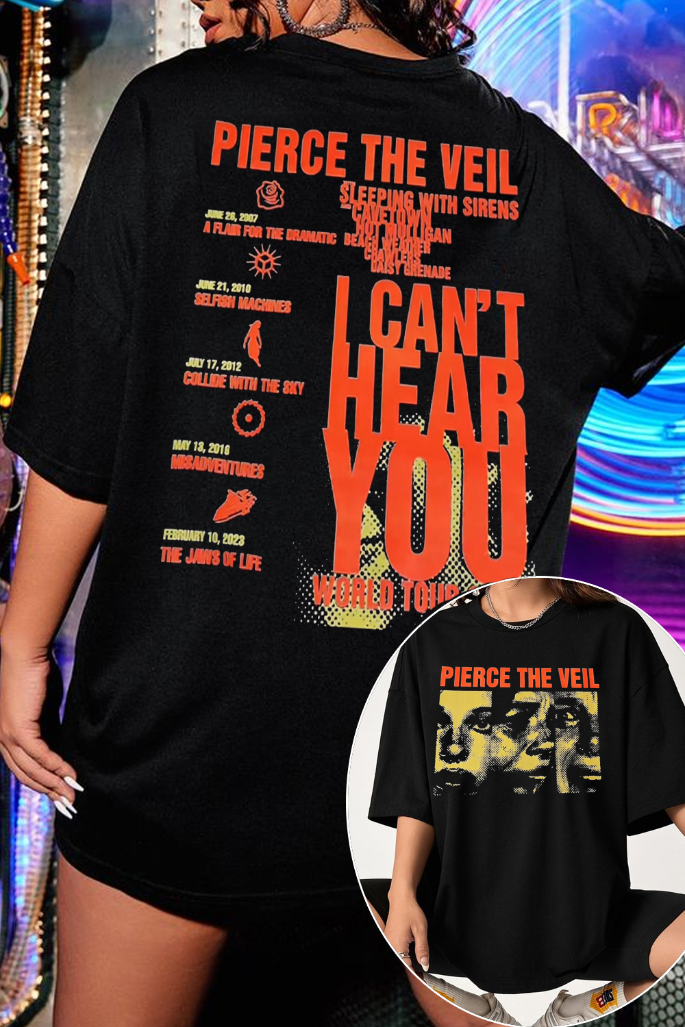 PIERCE THE VEIL WORLD TOUR 2025 T-Shirt