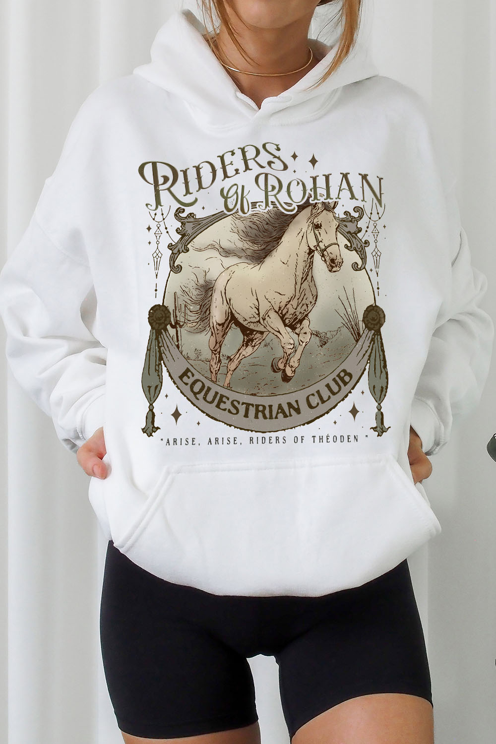 Riders Of Rohan Equestrian Club Hoodie For Women