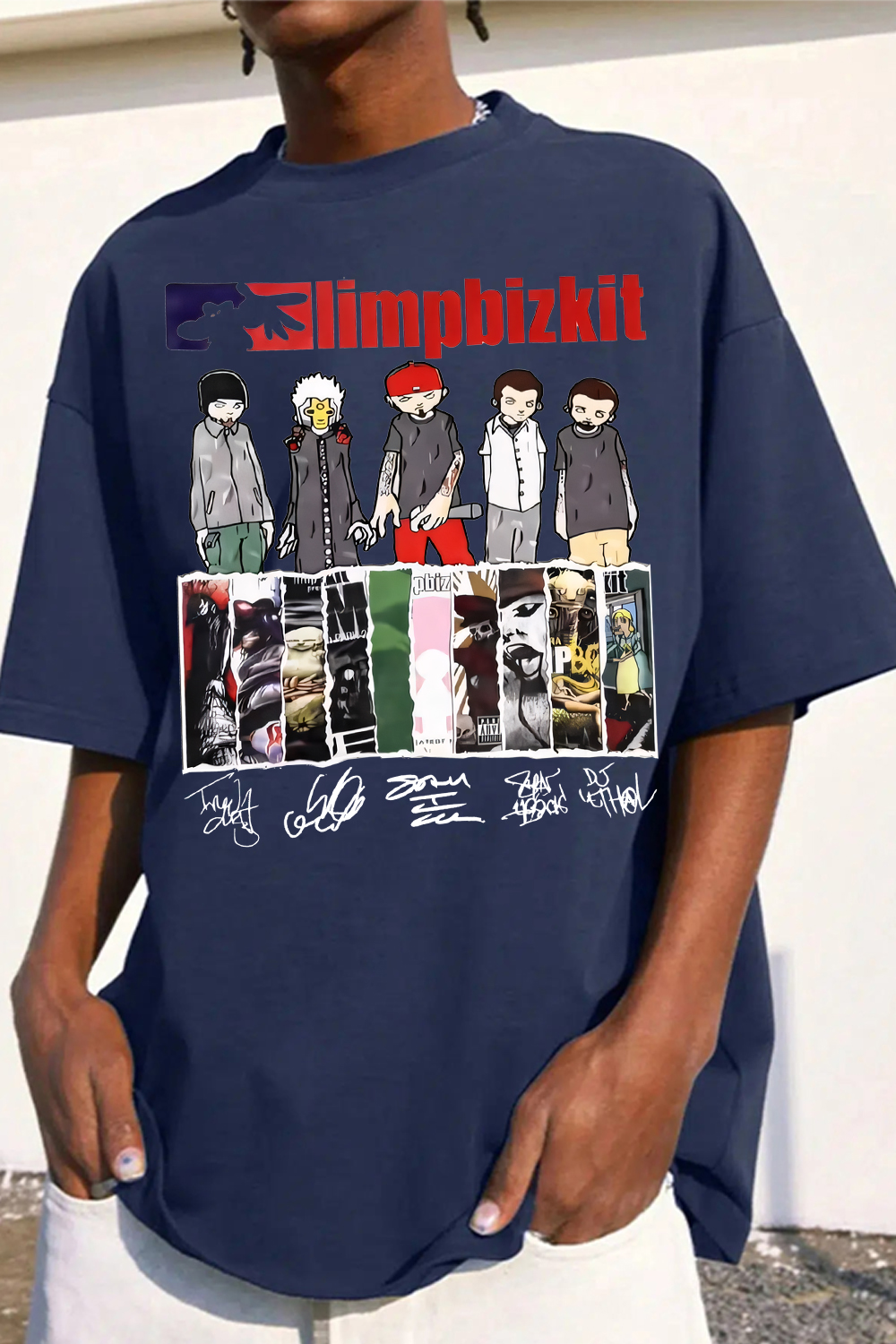 limpbizkitconcert printed Tee