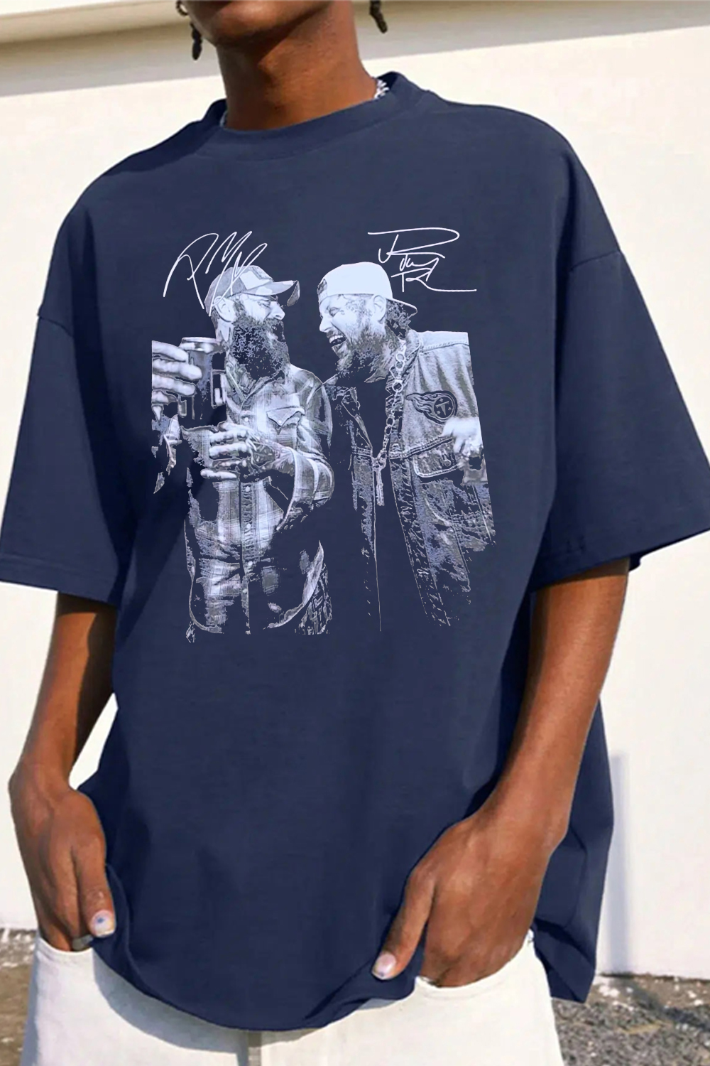 Postmalone&Jellyroll TEE
