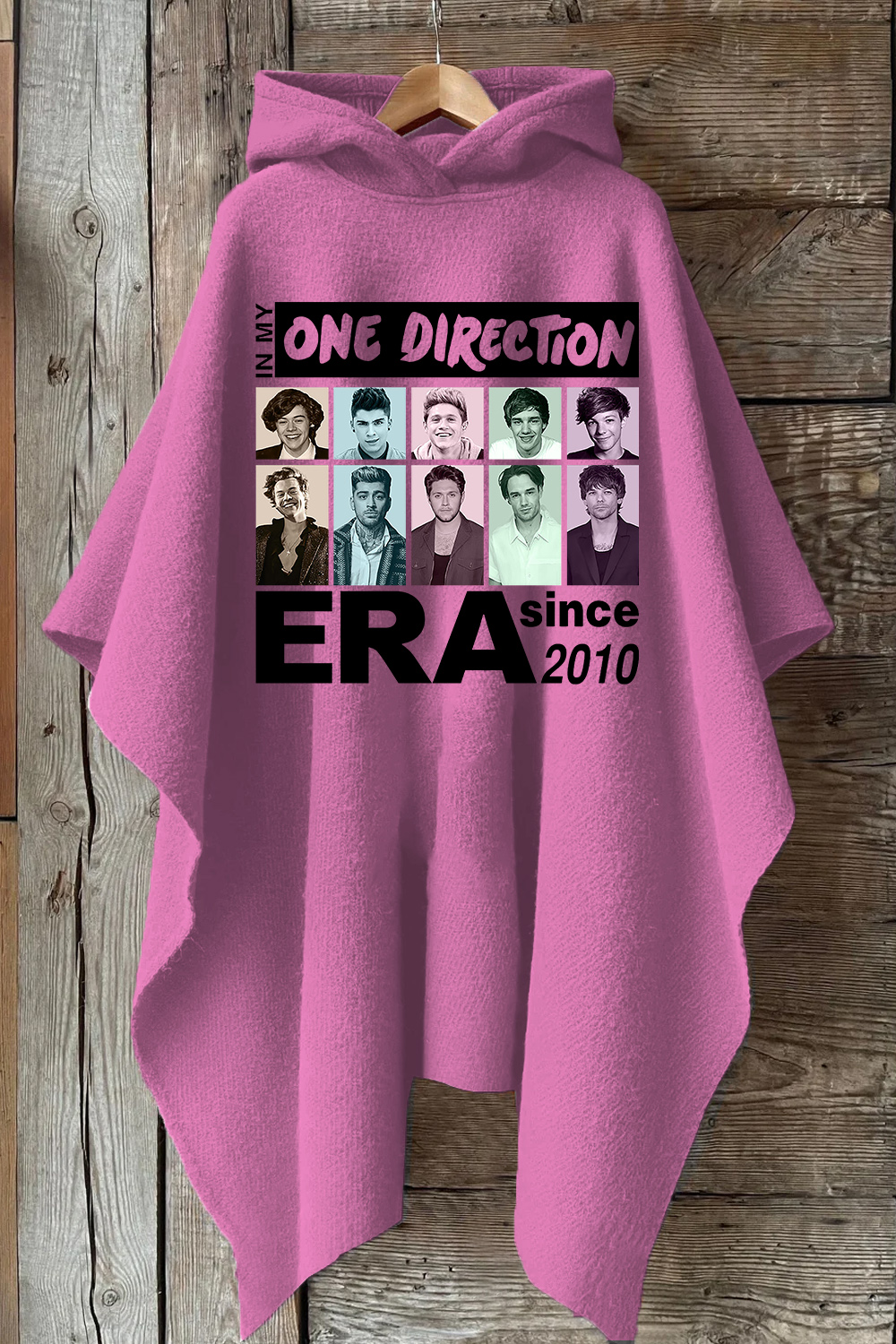 In My One Direction Era Hooded Warm Shawl Cape