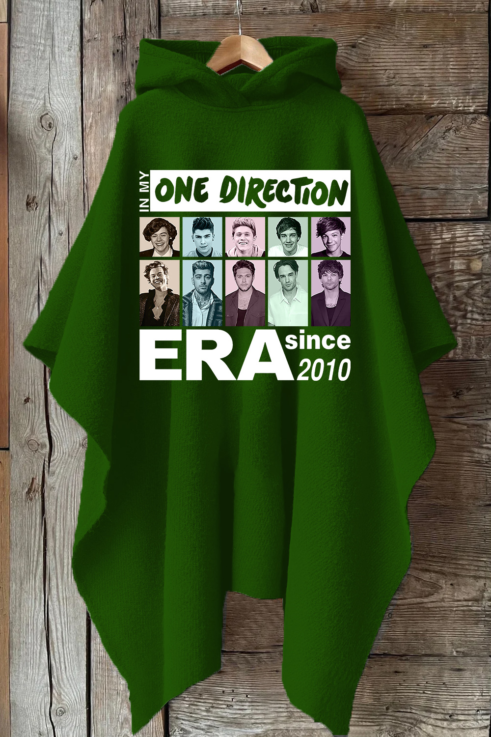 In My One Direction Era Hooded Warm Shawl Cape