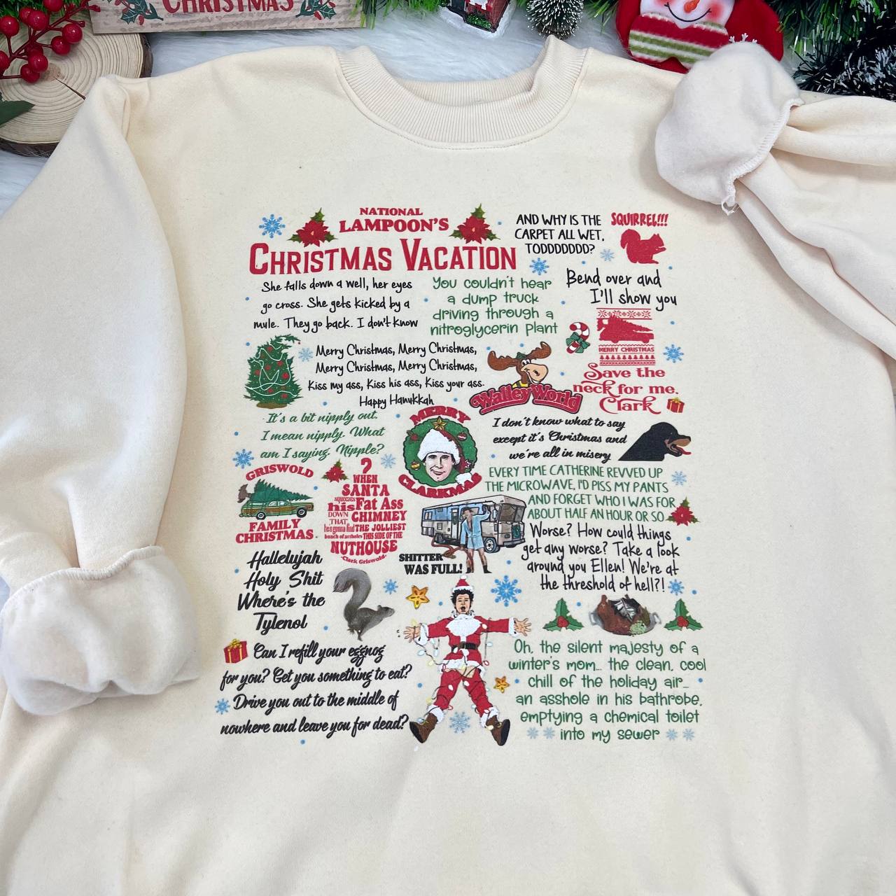 Christmas Vacation Rant  National Lampoons Sweatshirt
