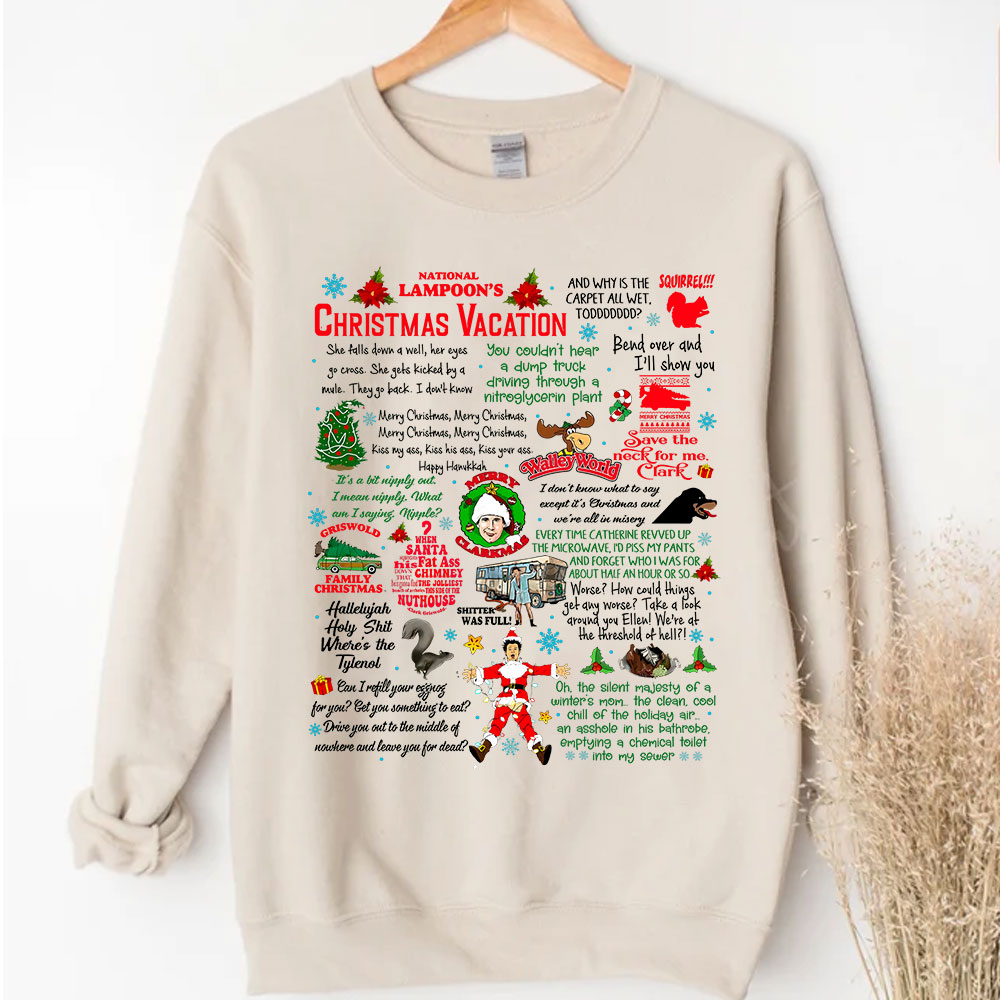 Christmas Vacation Rant  National Lampoons Sweatshirt