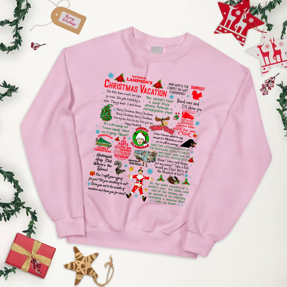 Christmas Vacation Rant  National Lampoons Sweatshirt