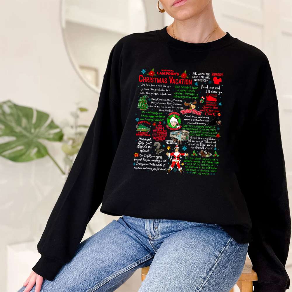 Christmas Vacation Rant  National Lampoons Sweatshirt