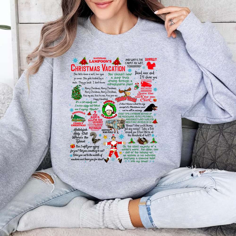 Christmas Vacation Rant  National Lampoons Sweatshirt
