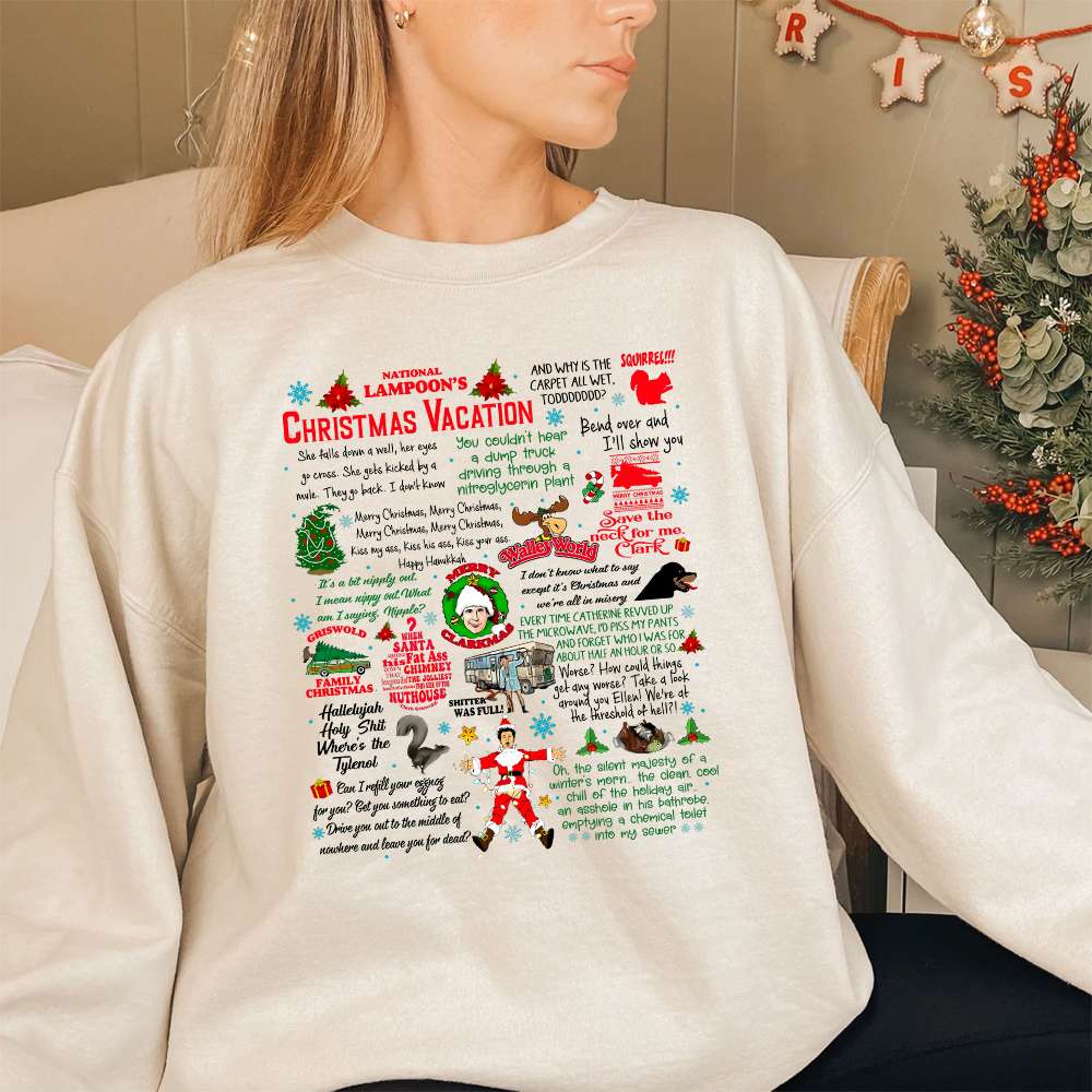 Christmas Vacation Rant  National Lampoons Sweatshirt