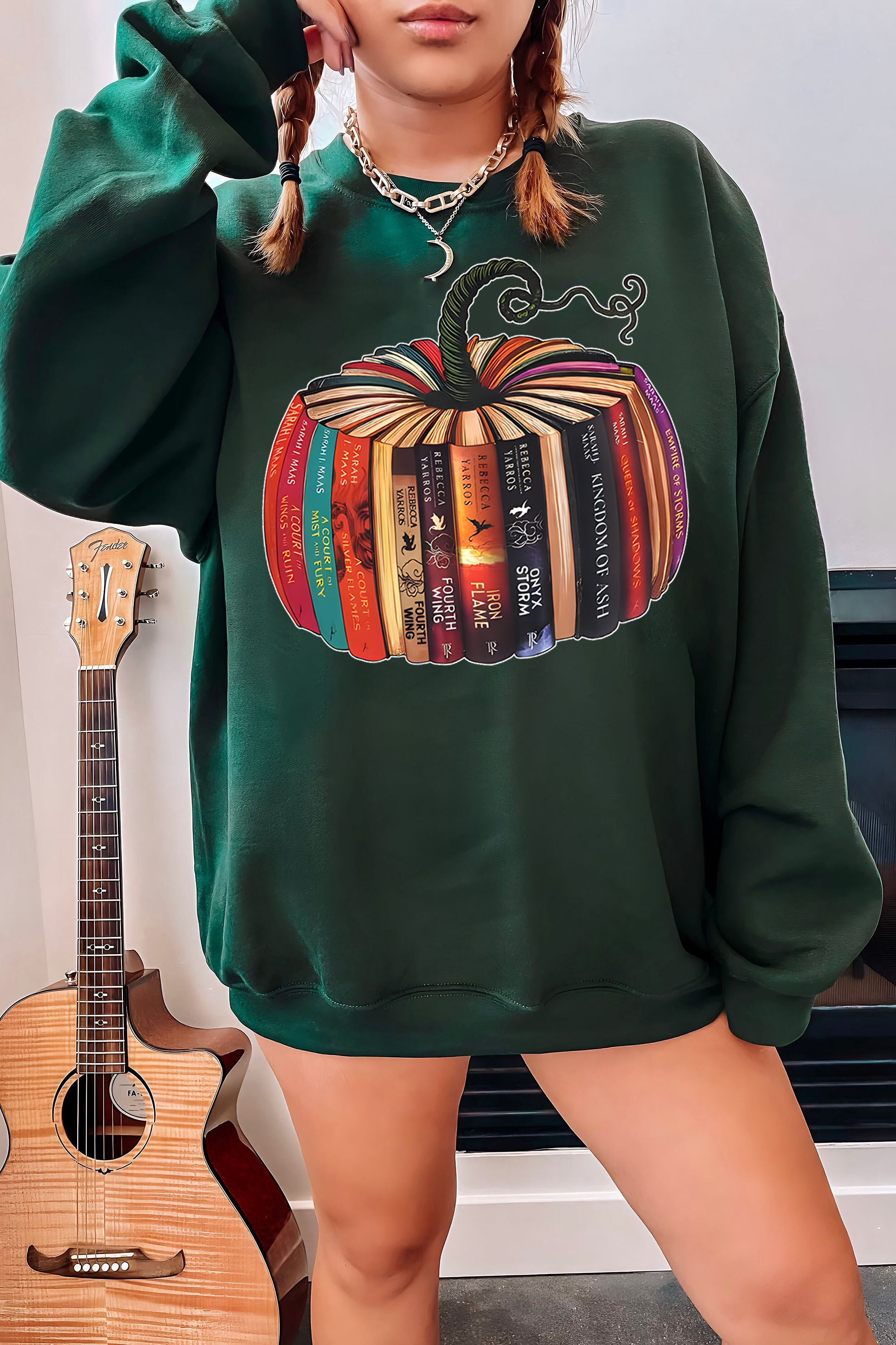 Halloween Acotar Fourthwing Sweatshirt