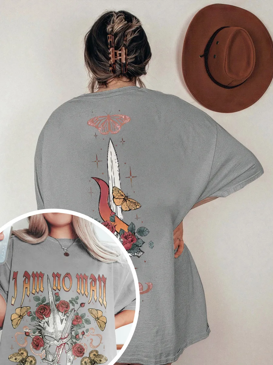 LOTR I Am No Man 2 Sides Shirt