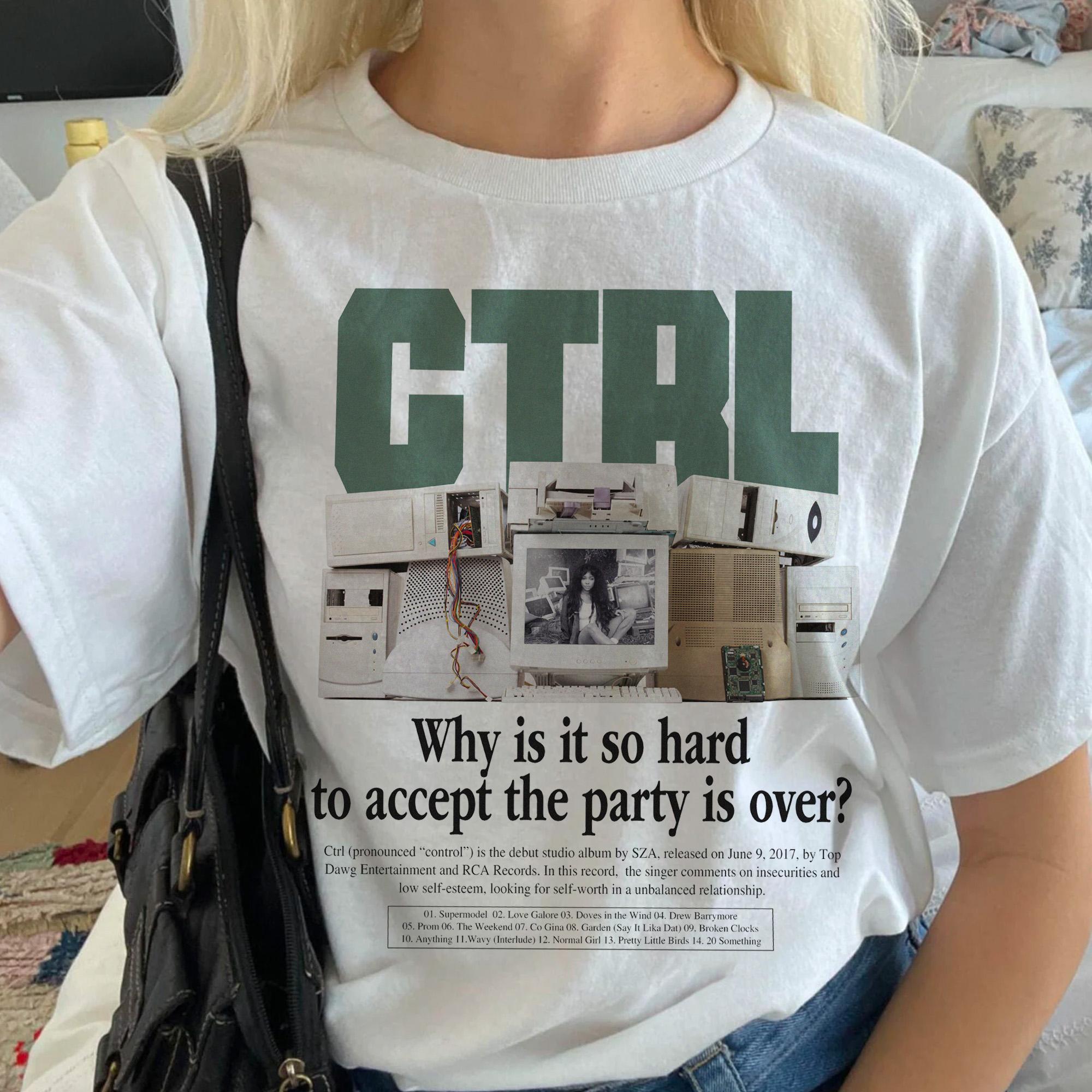 SZA Merch �C Ctrl Album Version 1 �C Sweatshirt