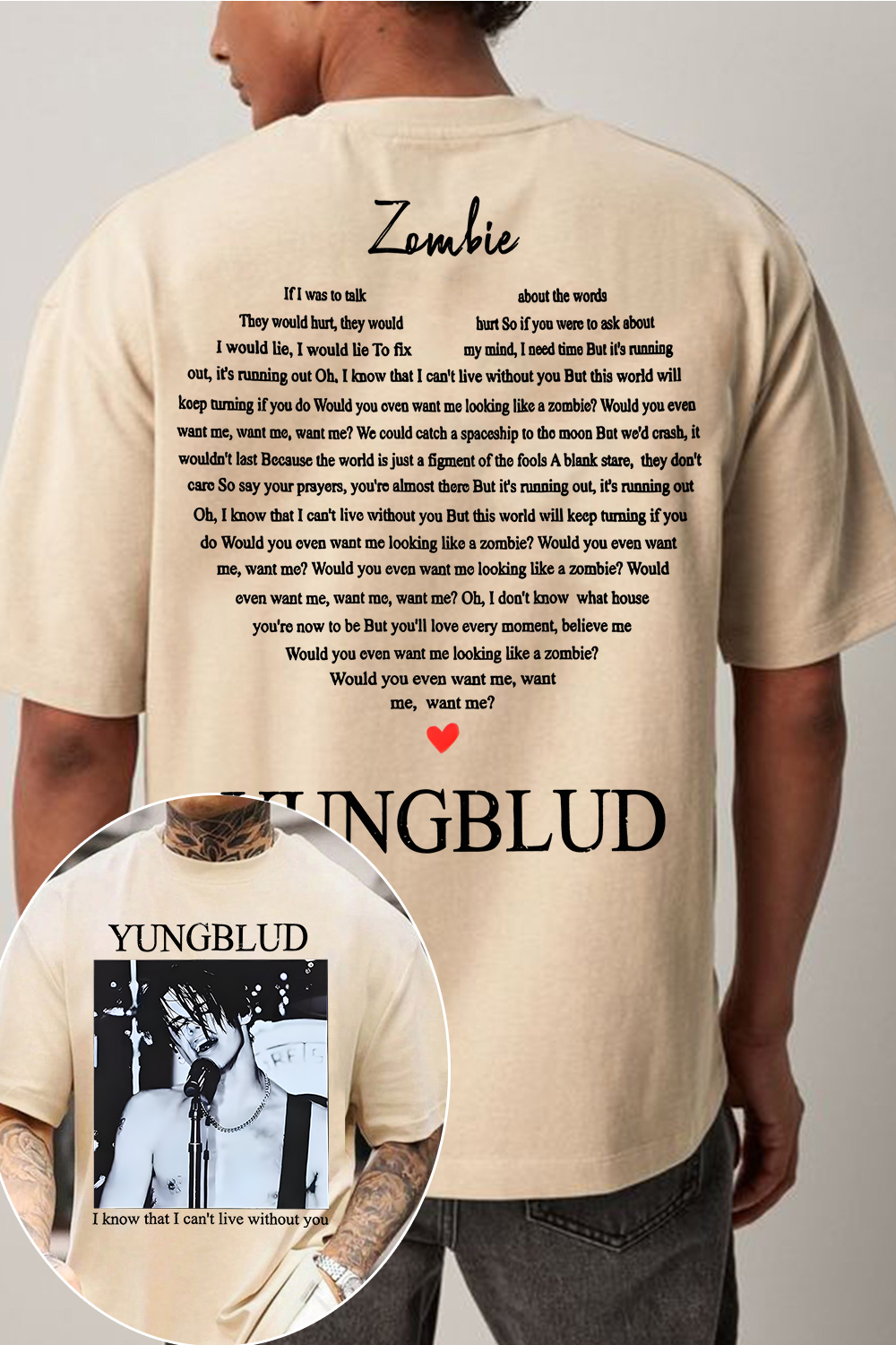 Yungblud & Zombie Shirt For Men