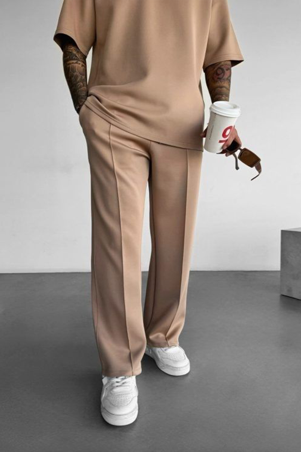 Four Seasons Loose Straight Sports Casual Pants