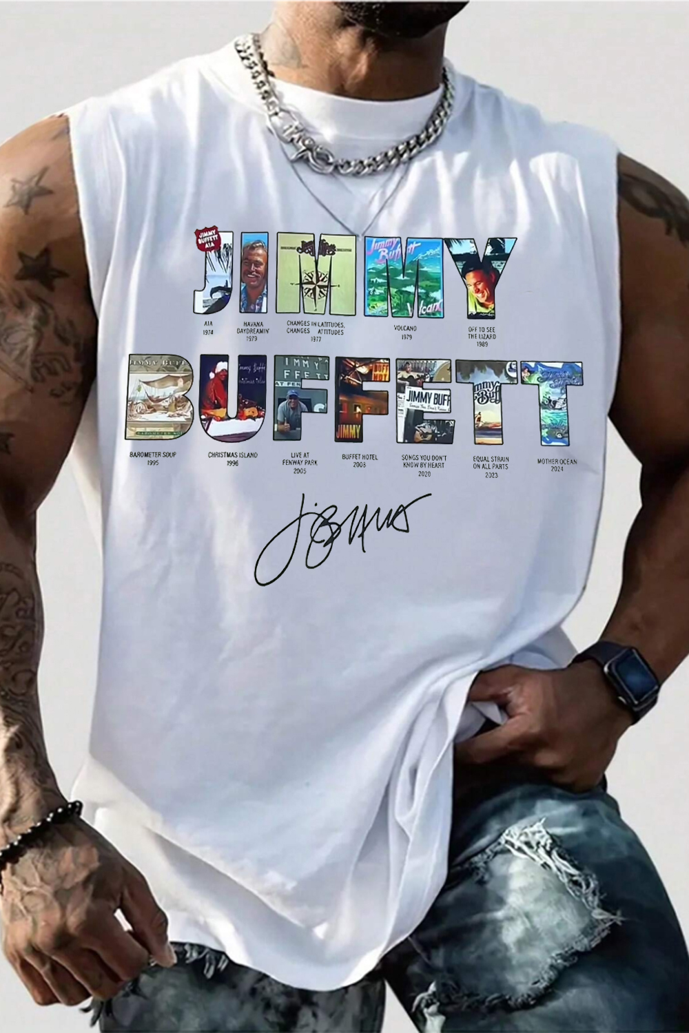 Jimmybuffett Men Tank