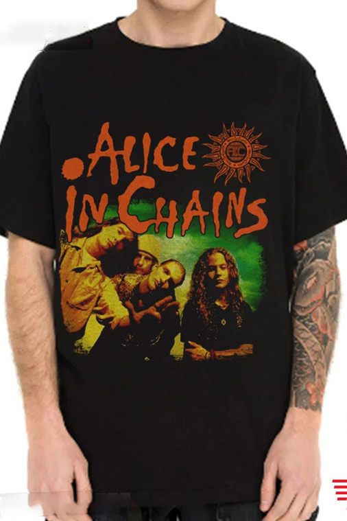 Alice in Chains do beavis and butthead Tee For Men