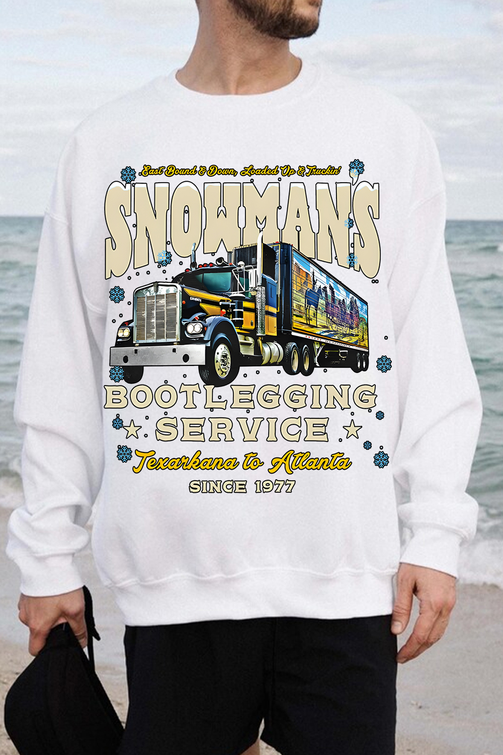 Christmas Smokey and the Bandit Men Sweatshirt