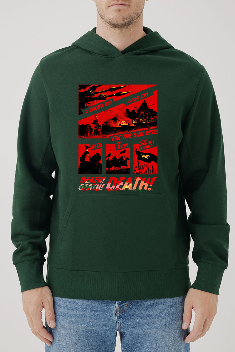 Lord of the Rings-Cycling Print Men Hoodie