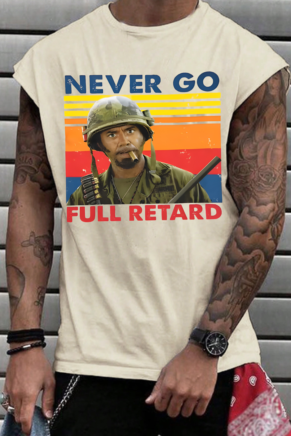Nevergofullreterrrd Men Tank