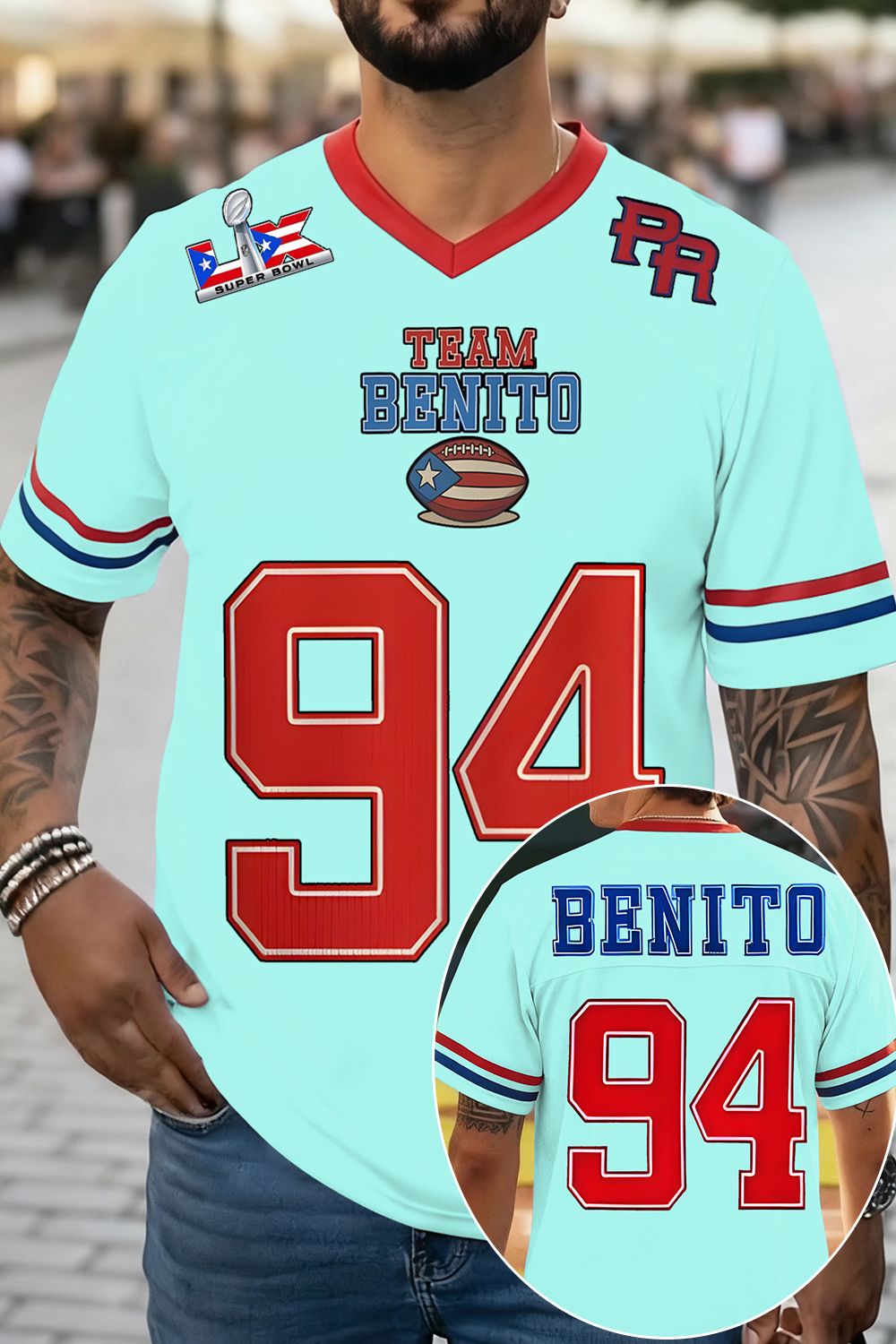 Cool Bunny Jersey for Breezy Bowl 2026 🔥Team Benito Football Jersey