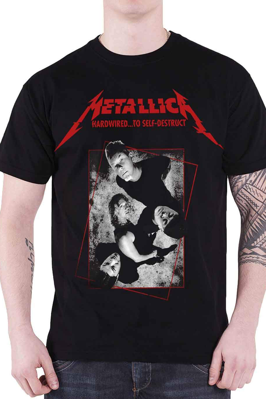 Metallica Hardwired Band Concrete T-Shirt