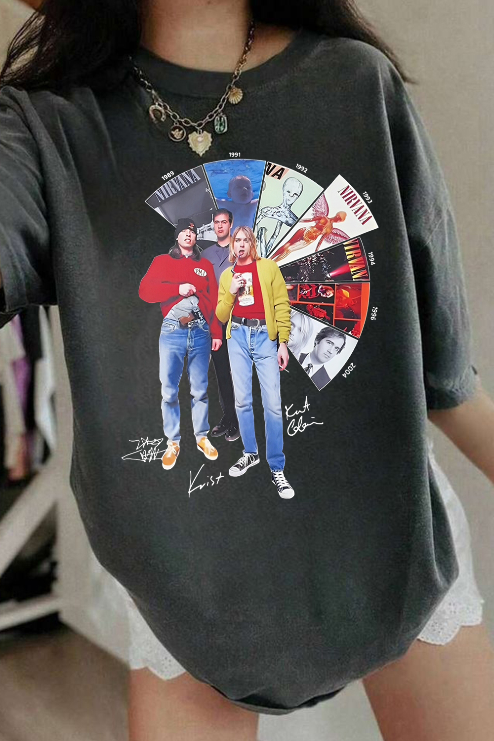 Nirvana Fan check this shirt For Women