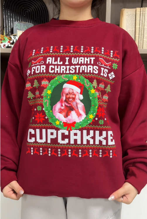 CupcakKe Christmas Sweatshirt