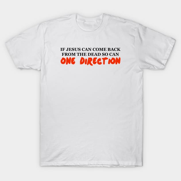 IF JESUS CAN COME BACK FROM THE DEAD SO CAN ONE DIRECTION T-Shirt