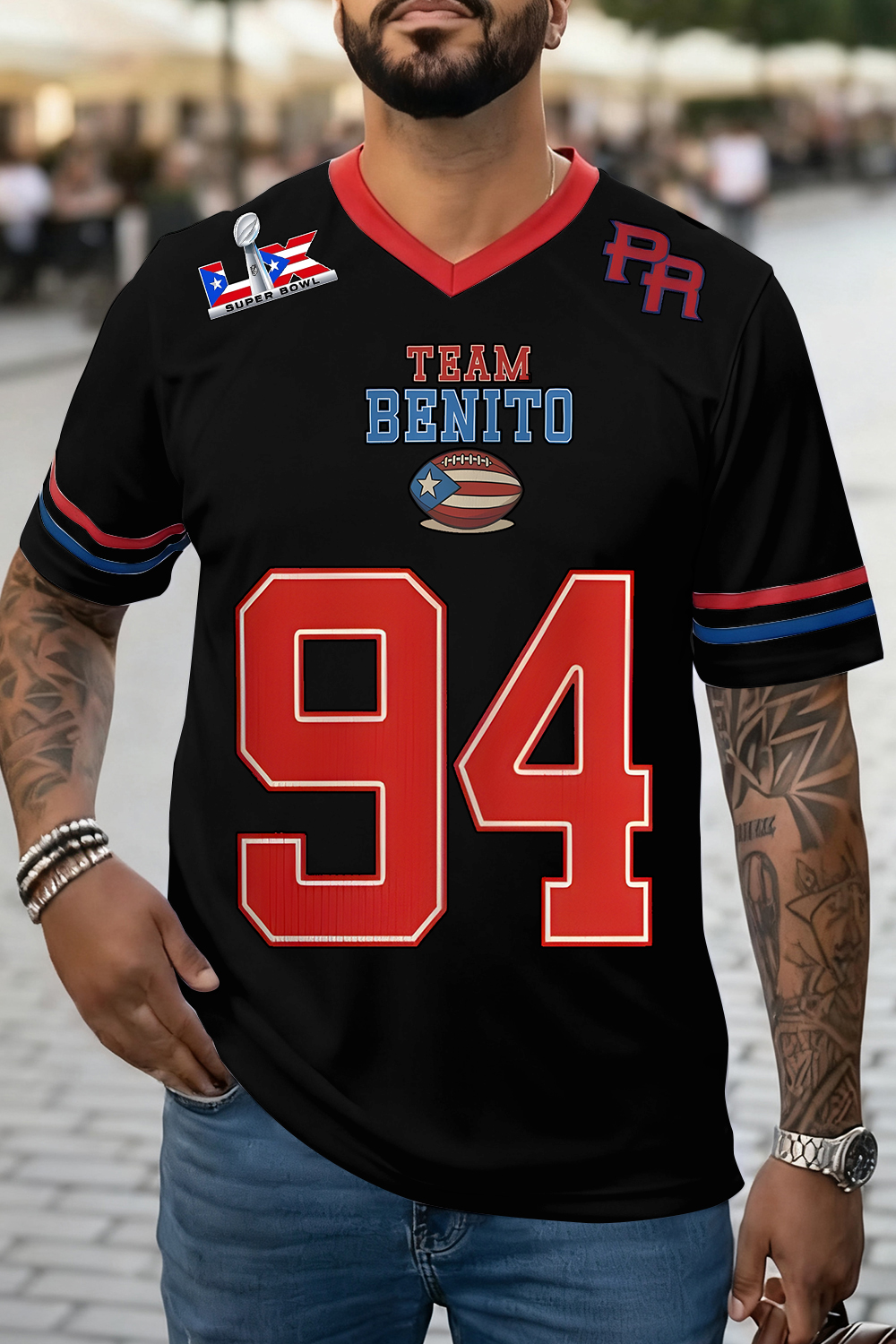 Cool Bunny Jersey for Breezy Bowl 2026 🔥Team Benito Football Jersey