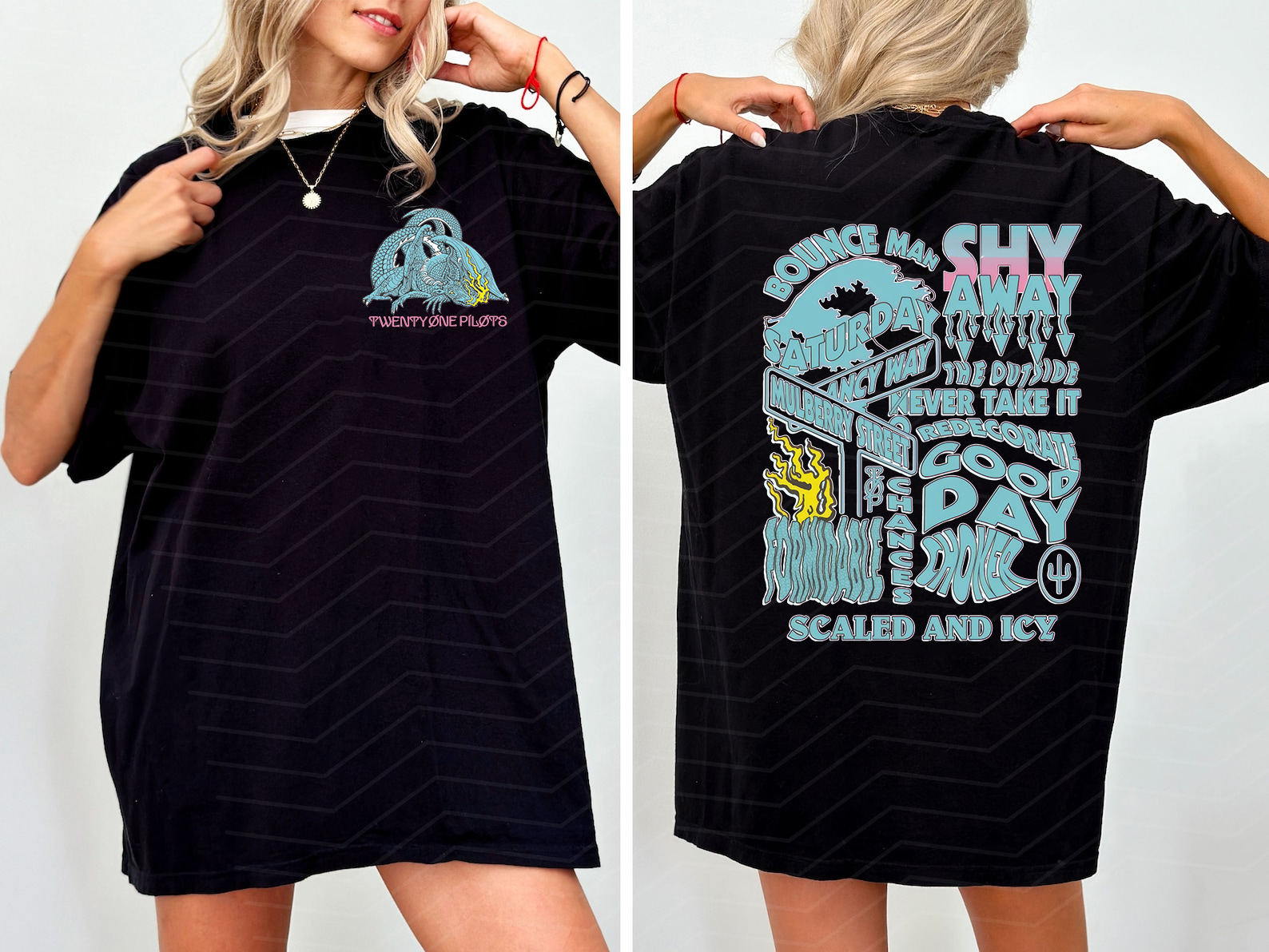 TWENTY ONE PILOTS – SCALED AND ICY Both Side shirt