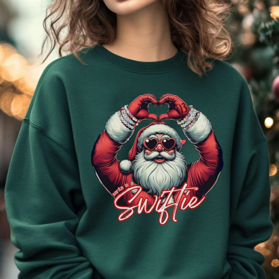 Heart Hands Christmas Santa Sweatshirts