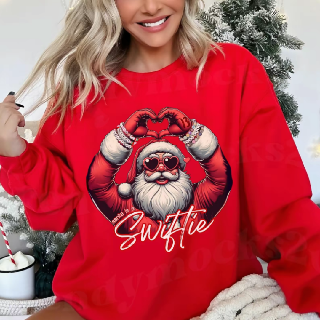 Heart Hands Christmas Santa Sweatshirts
