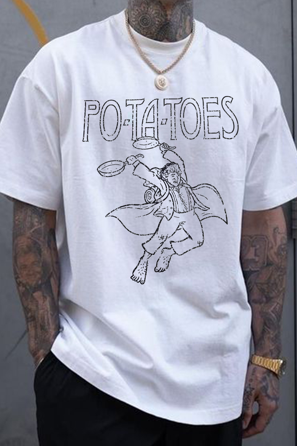 Lord of the Rings Print Men's Short Sleeve T-Shirt