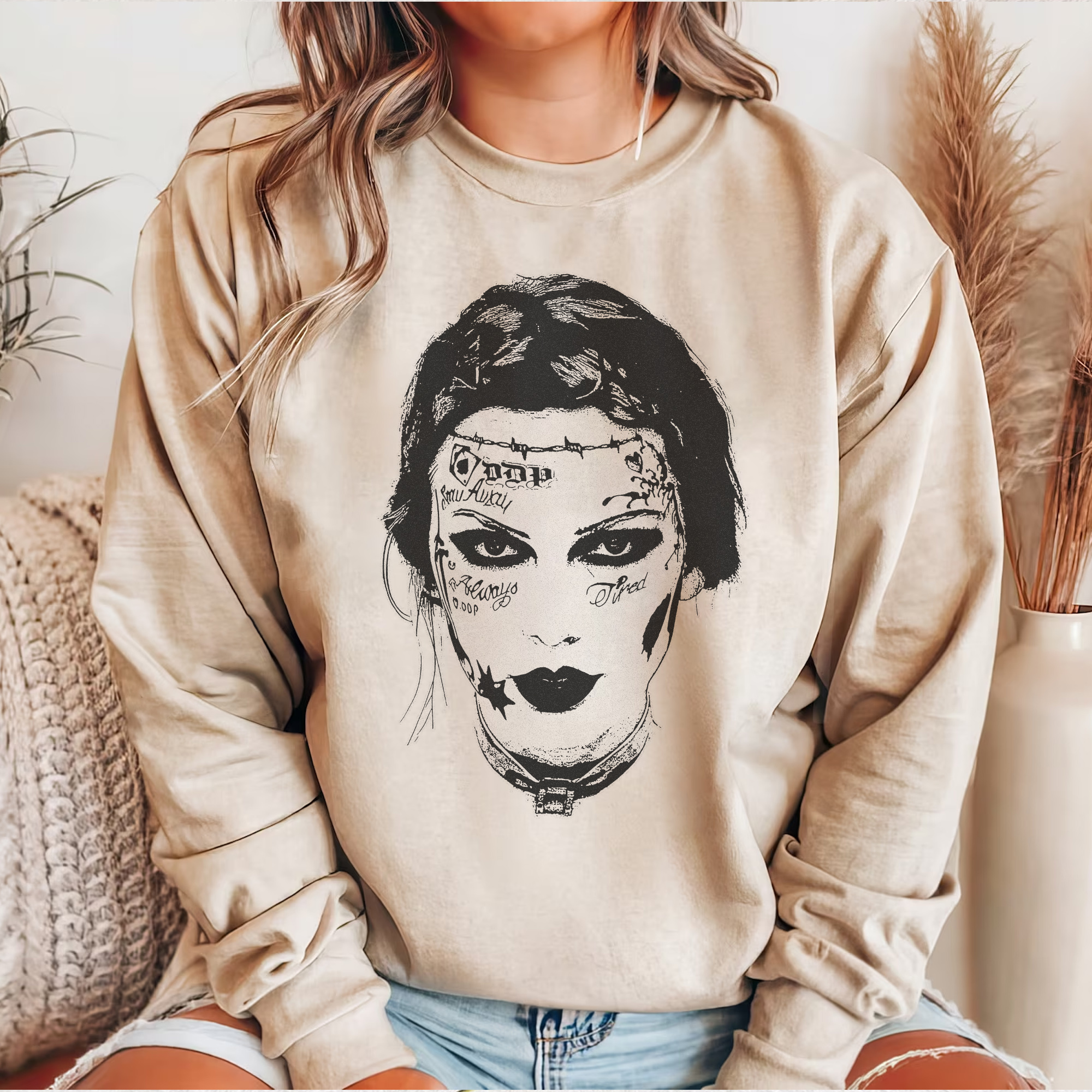 Taylor Swift Ver Face Art �C Shirt