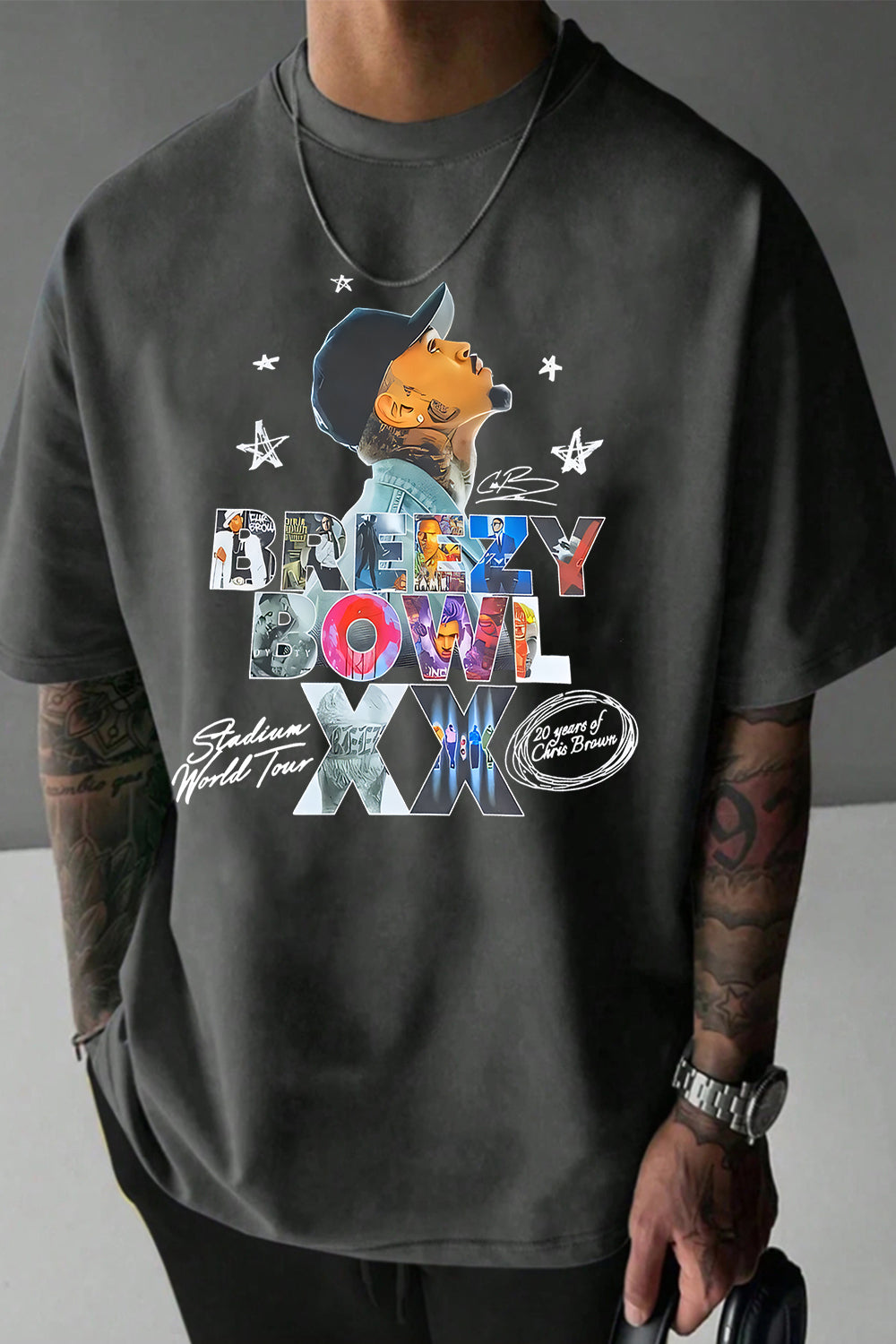Breezy  Chrisbrown Special in 20th Anniversary T-shirts