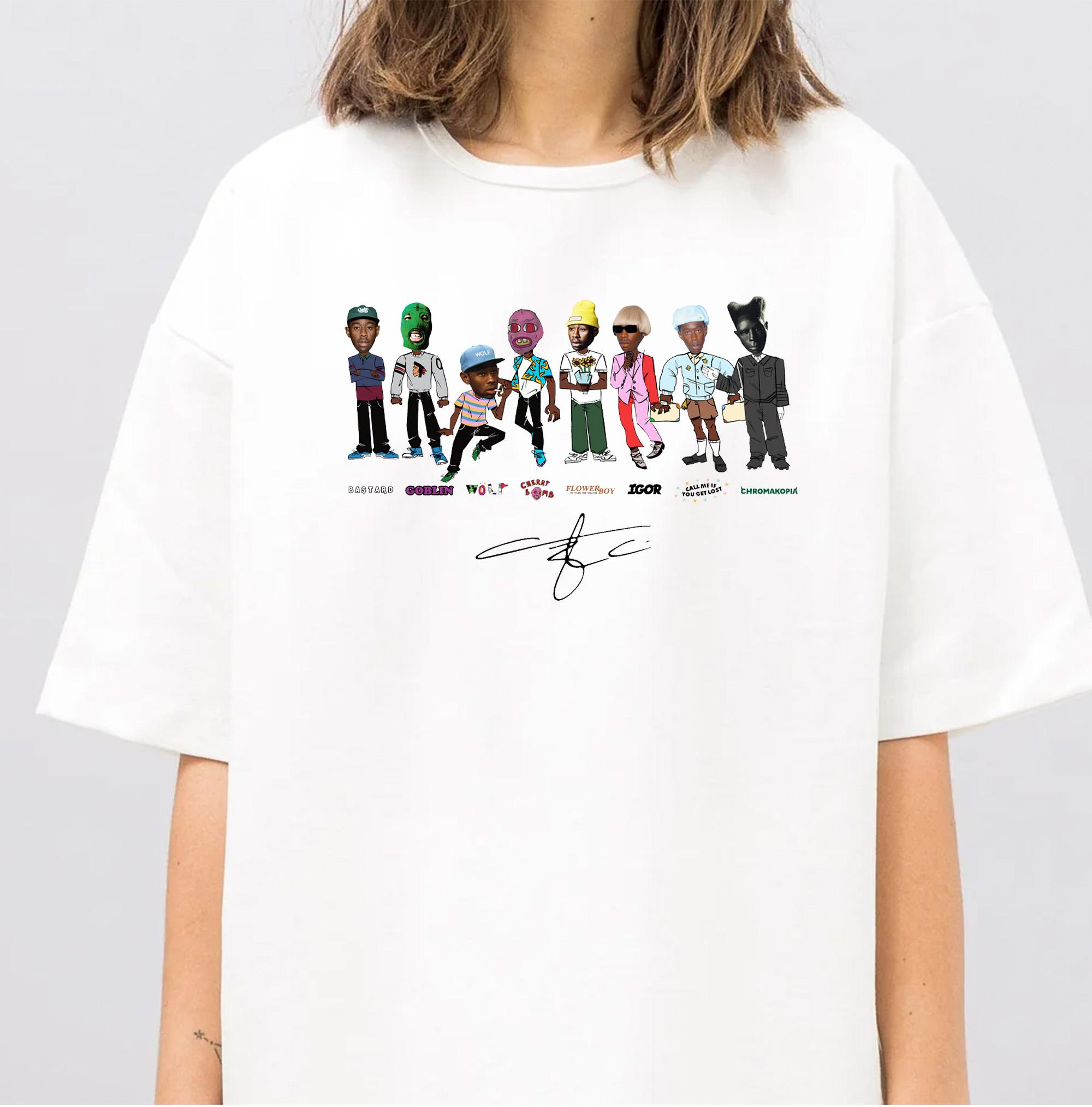 Tylerthecreator cartoon print T-shirt