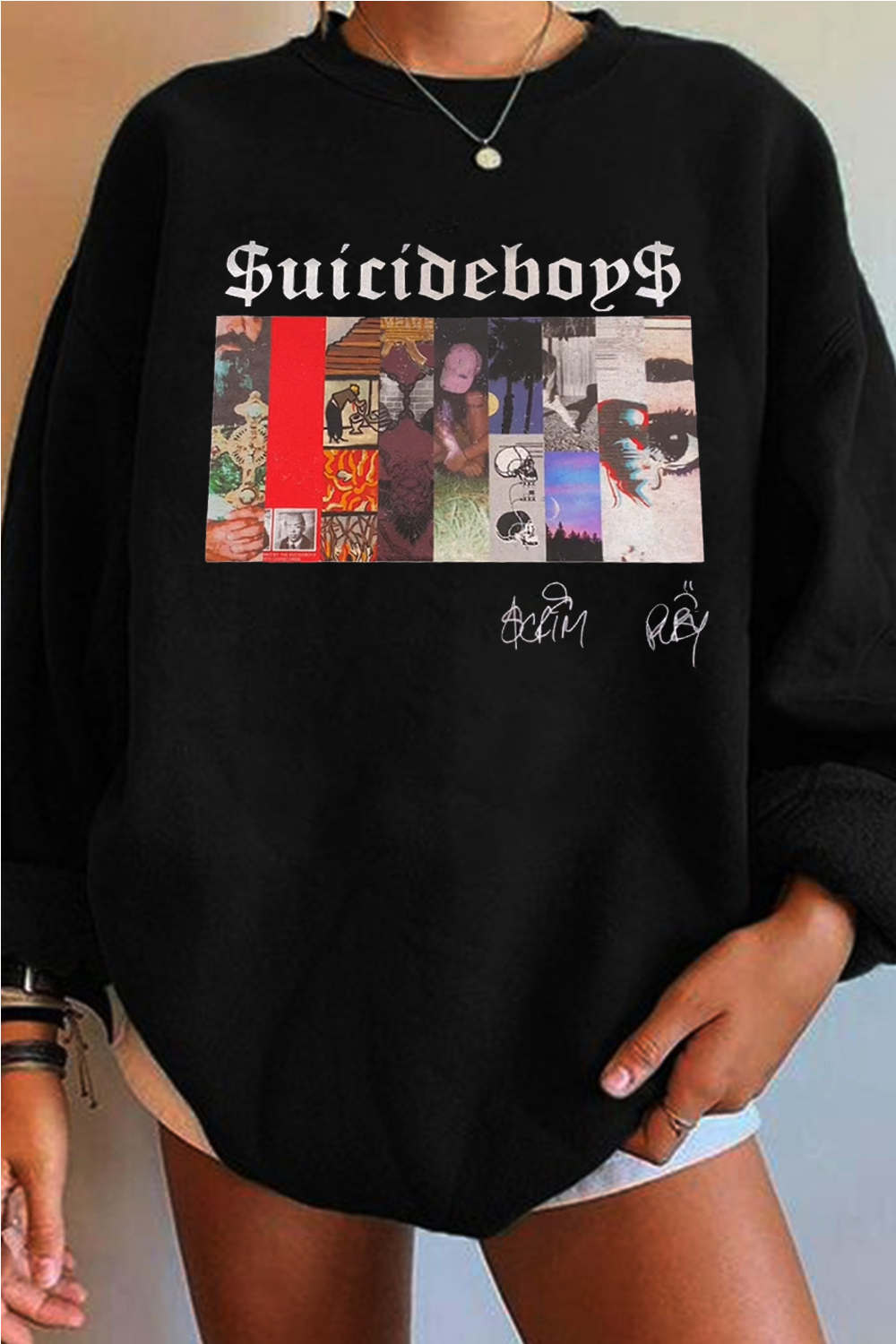$uicideboy$ printed sweatshirt