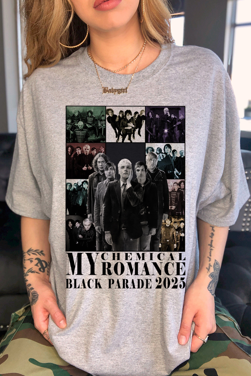 ��LONG LIVE THE BLACK PARADE�� 2025 tour  MCR shirt For Women