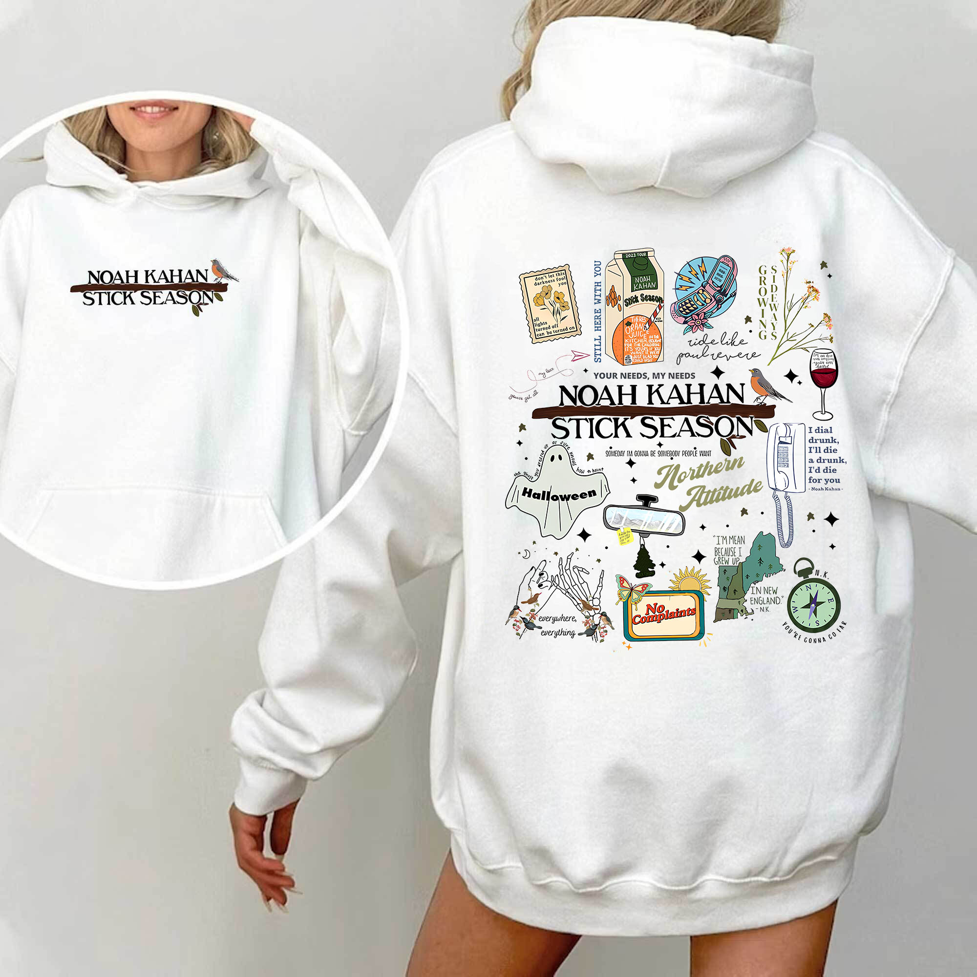 Stick Season Noah Kahan Full Version New Design Hoodies