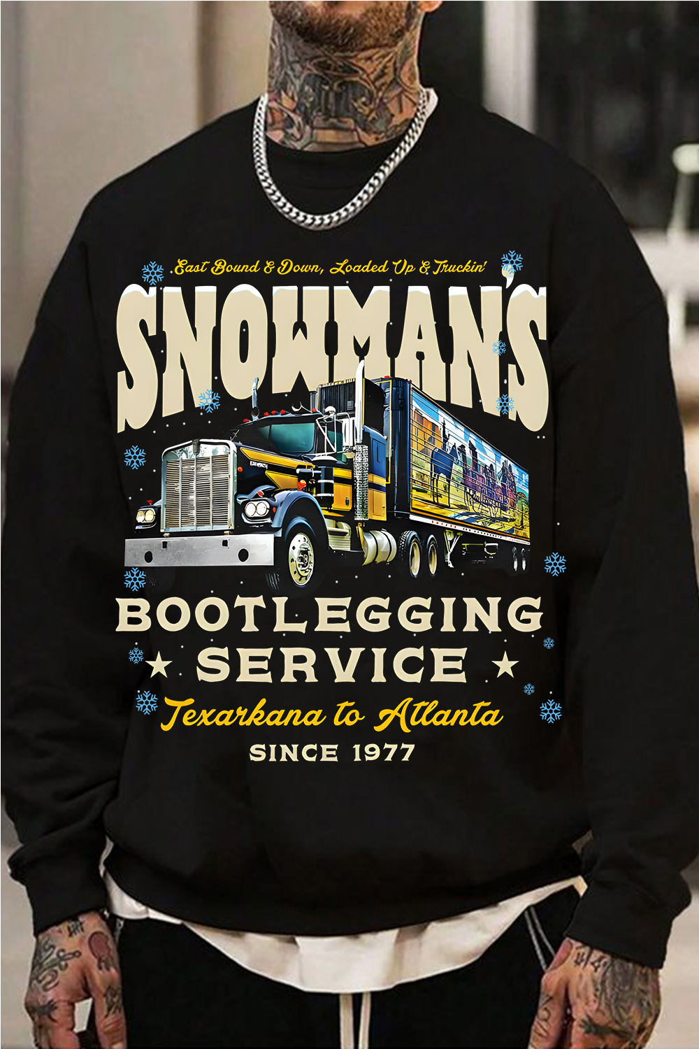 Christmas Smokey and the Bandit Men Sweatshirt