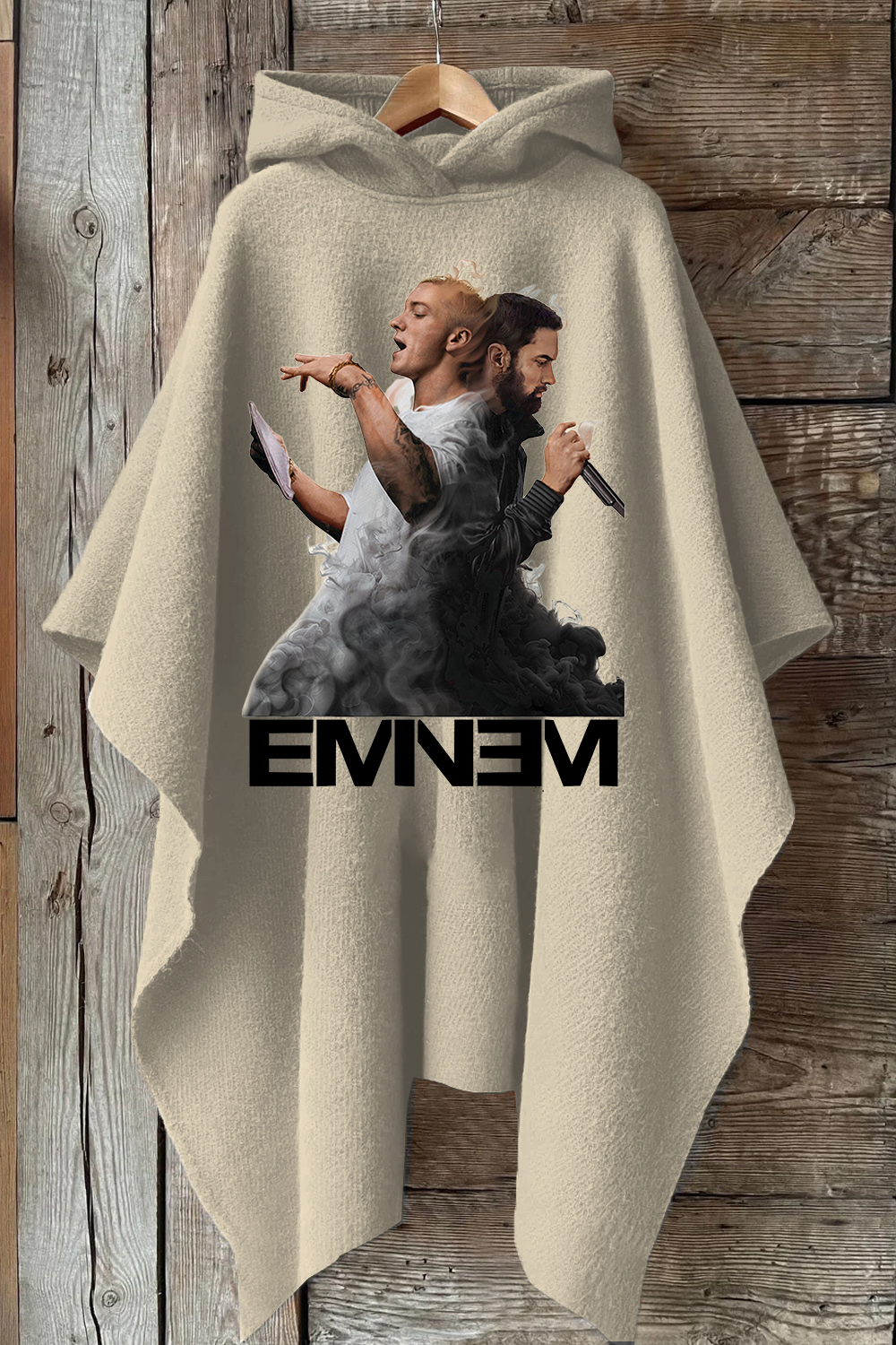 Eminem Hooded Warm Shawl Cape