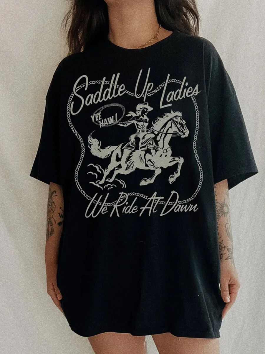 Saddle Up Ladies Tee