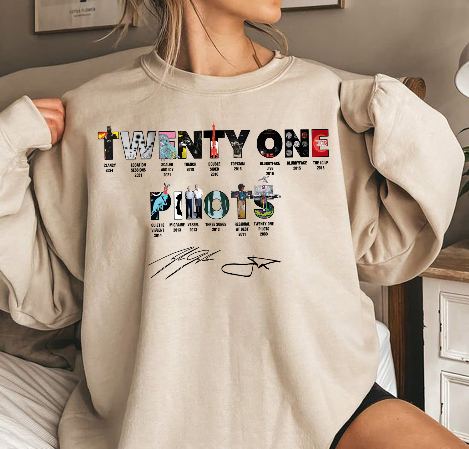 Twenty One Pilots Albums SweatShirt