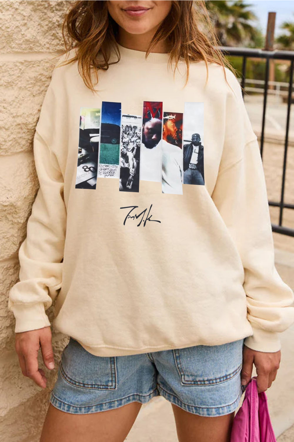 Kendrick Dropped Women's Crew Neck Sweatshirt