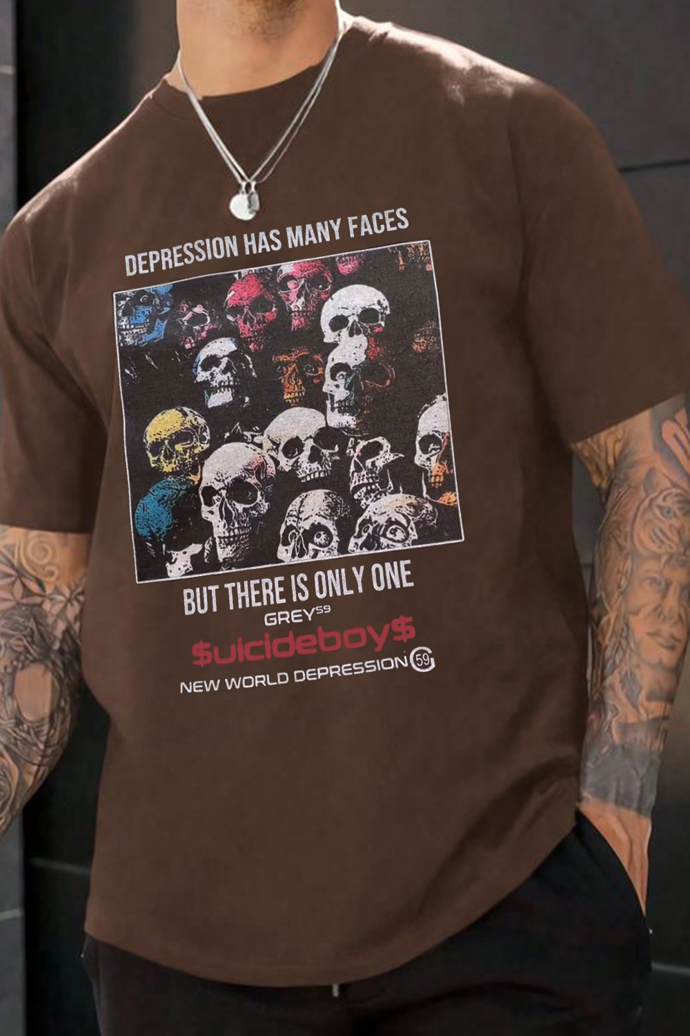 $uicideboy$ skull men's short-sleeved t-shirt