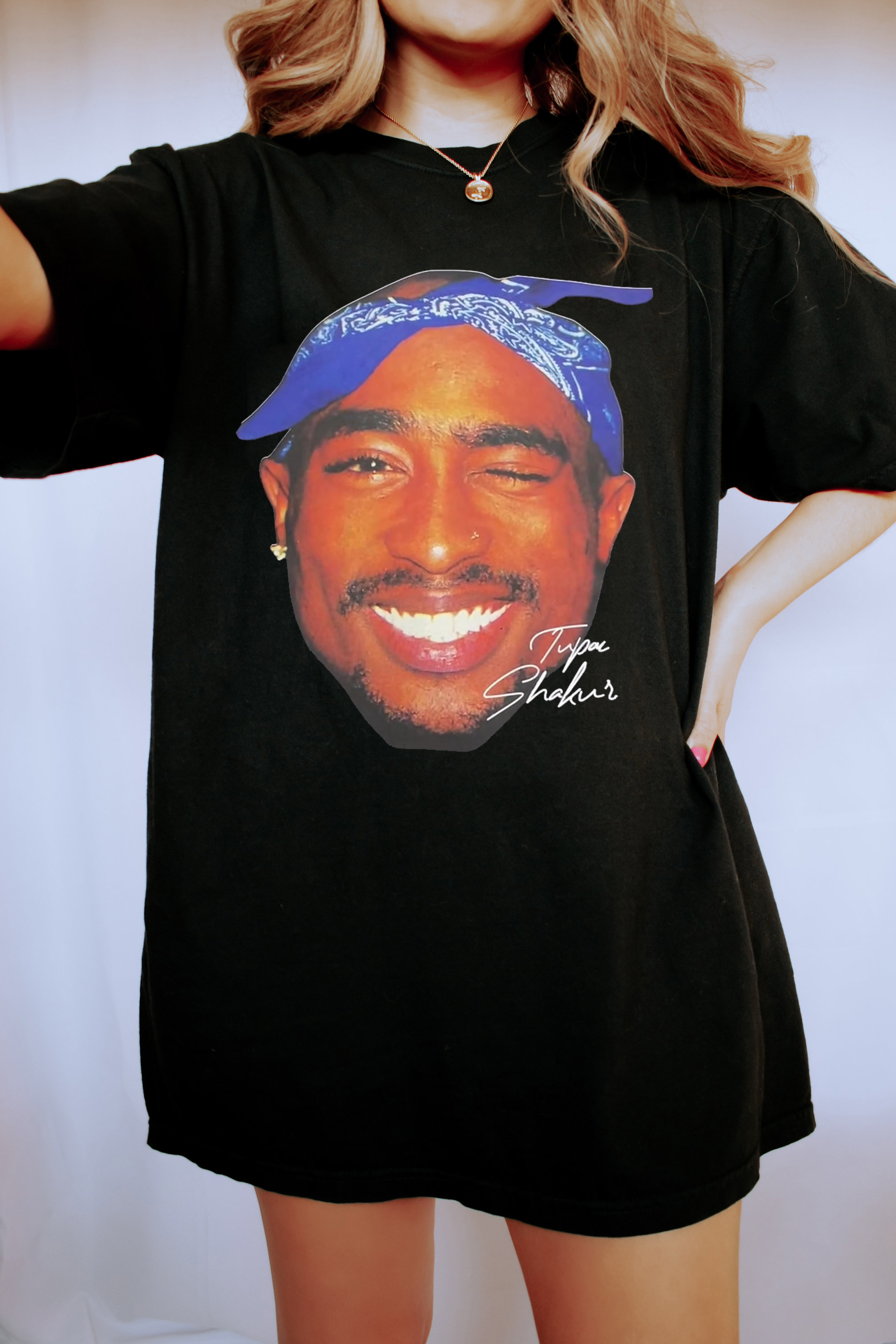 the king of rap Tupac fans shirt For Women