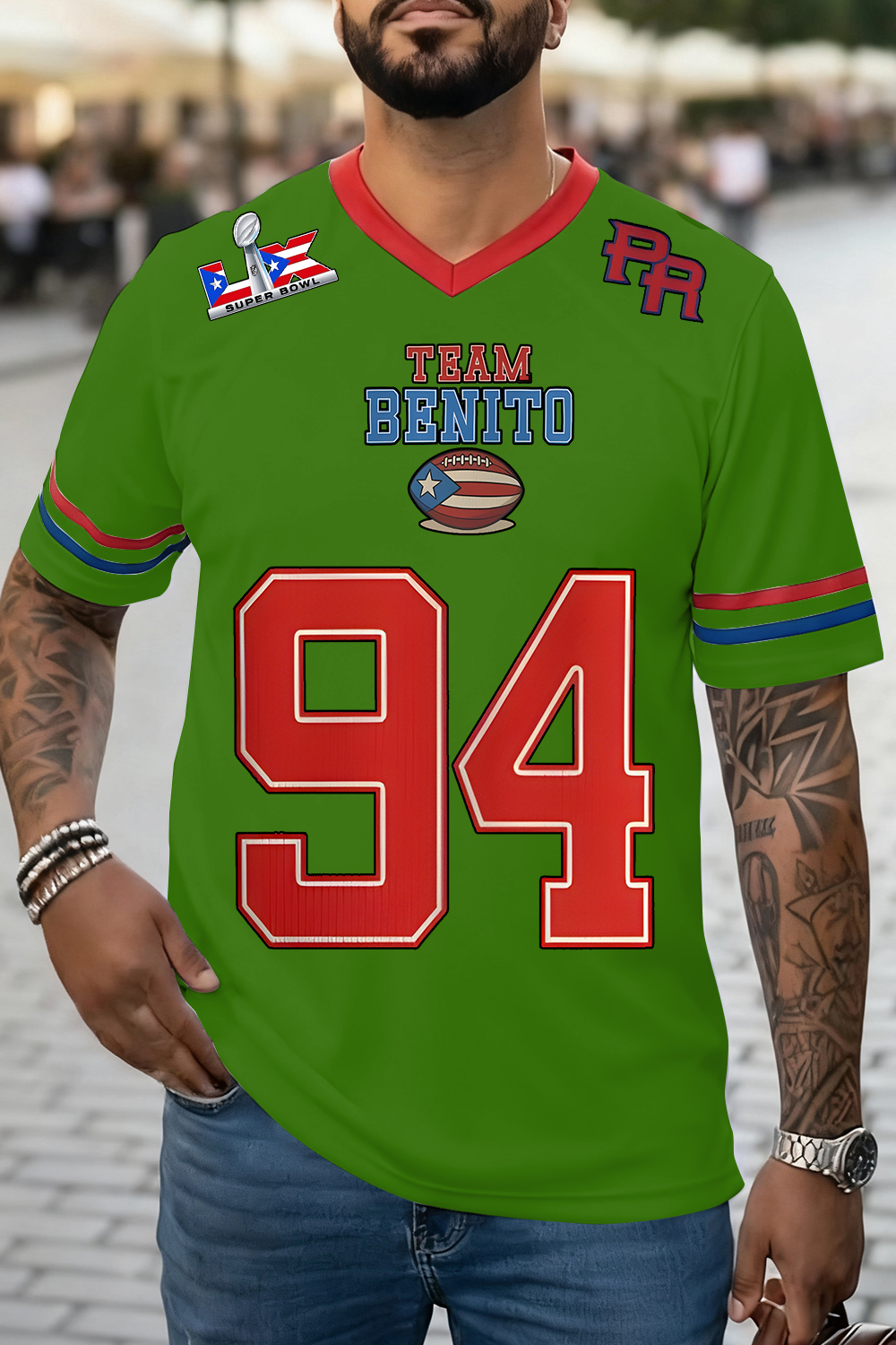 Cool Bunny Jersey for Breezy Bowl 2026 🔥Team Benito Football Jersey