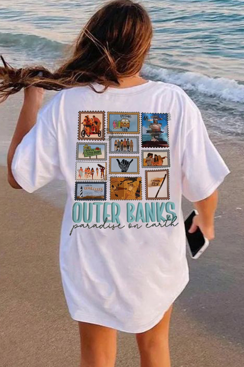 Stamp Print T-Shirt
