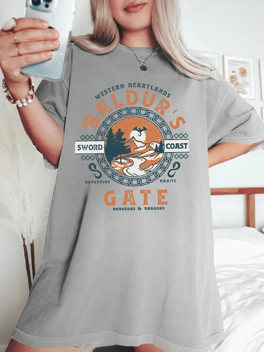 Baldurs Gate 3 Adventure Awaits Tee For Women